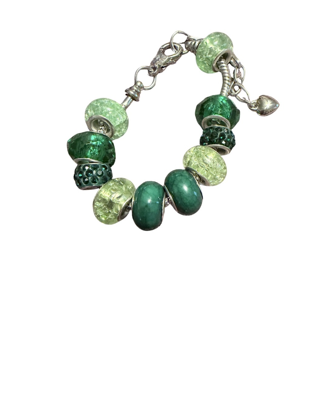 Green Charm Bead Bracelet - Women Jewelry